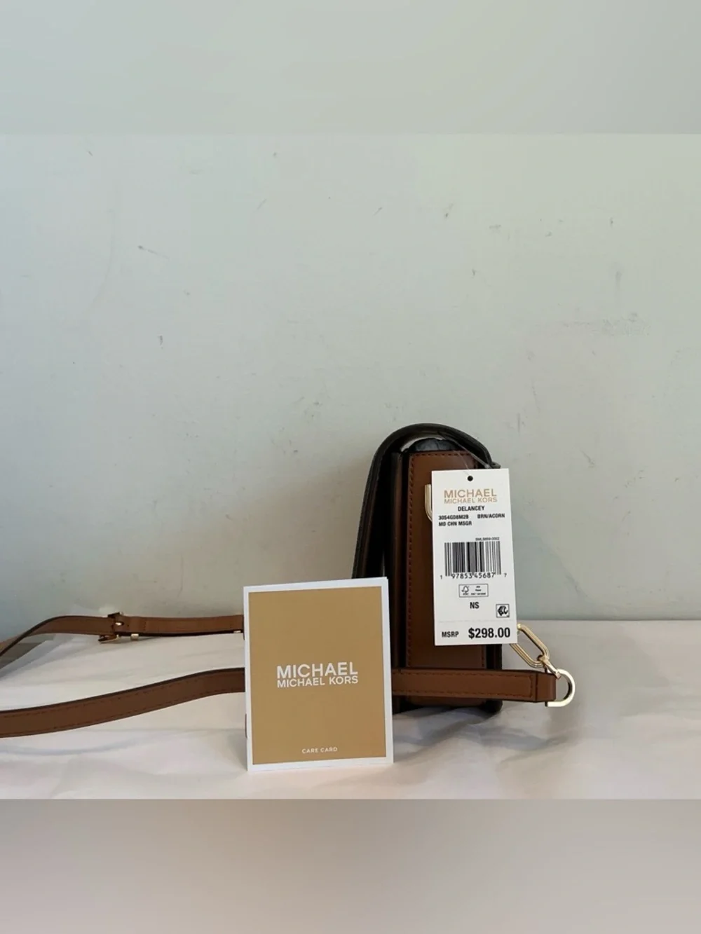 Michael Kors Delancey Medium Chain Messenger Bag